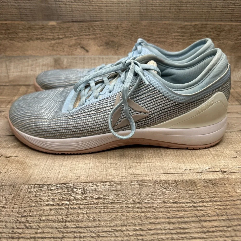 Reebok Crossfit FlexWeave‎ Training Shoes Womens Size 9 Blue Pink White DV5599 - Picture 4 of 12
